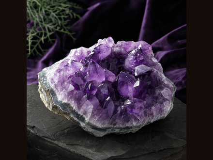 Raw Deep Amethyst Cluster