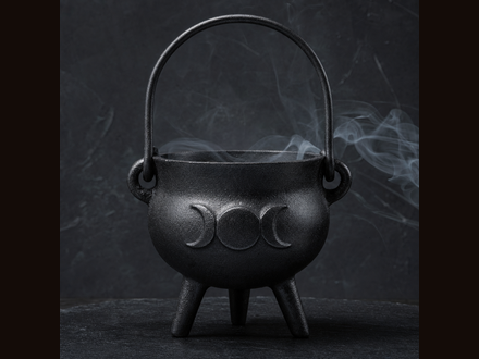 Hand Forged Iron Cauldron