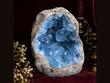 Celestite Geode Cluster