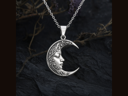 Crescent Moon Charm