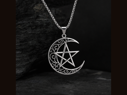 Pentacle Moon Chain