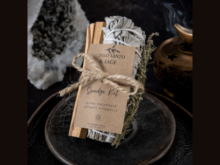 Palo Santo Sage Smudge Kit