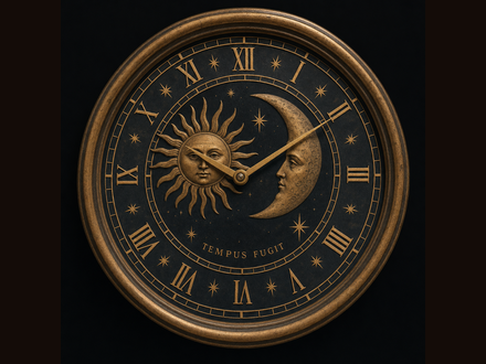 Sun and Moon Clock