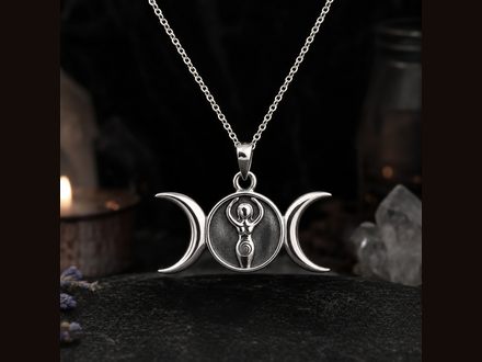 Triple Goddess Charm