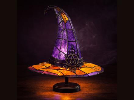 Gothic Witch Lamp